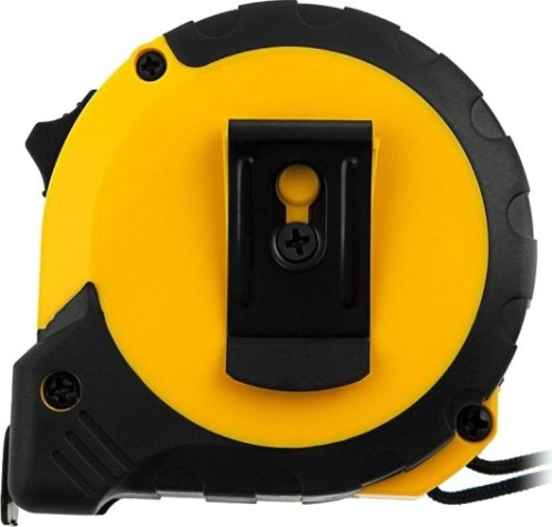 Рулетка DENZEL 5мх19мм, двухкомп. корпус, кнопка-пауза [31542]