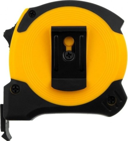 Рулетка DENZEL 5мх25мм, двухкомп. корпус, магнитный обрез. зацеп [31532]