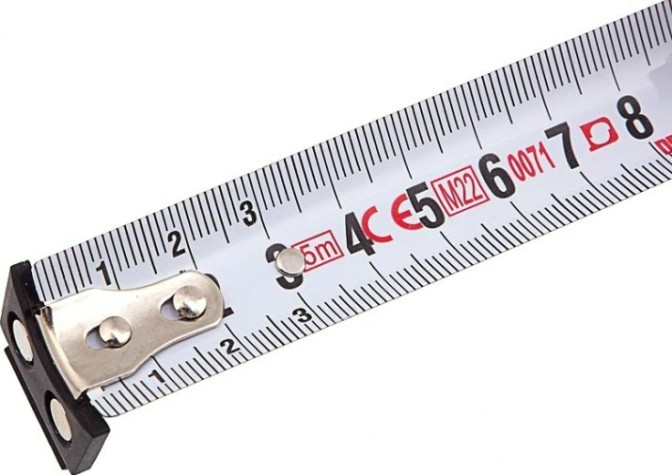 Рулетка DENZEL 5мх25мм, двухкомп. корпус, магнитный обрез. зацеп [31532]