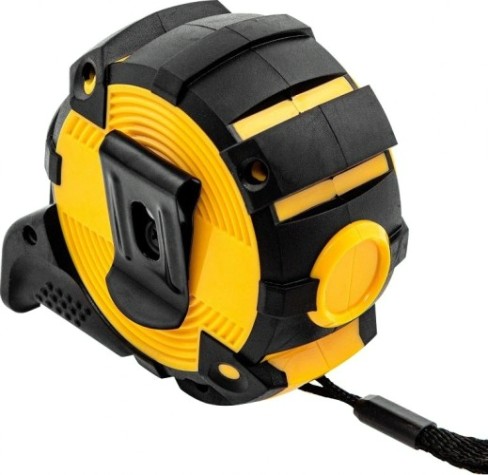 Рулетка DENZEL 5мх25мм, магнит. зацеп, двухстор. разметка [31522]