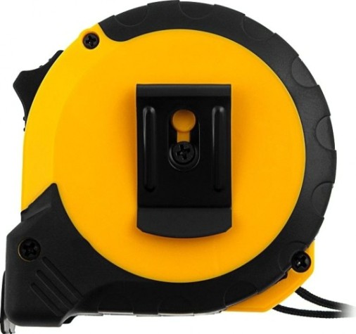 Рулетка DENZEL 8мх25мм, двухкомп. корпус, кнопка-пауза [31544]