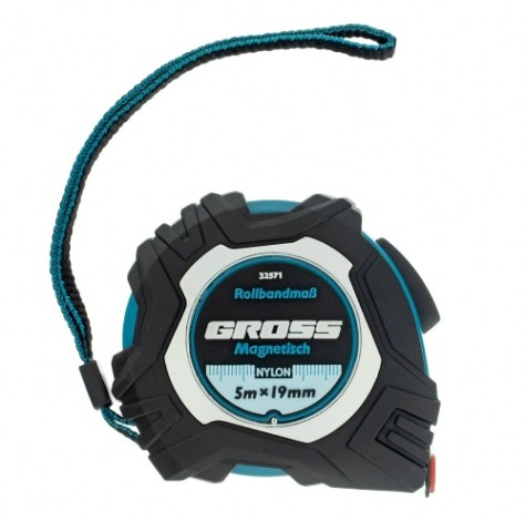 Рулетка GROSS 32571 Magnetisch, 5мх19мм Рулетка GROSS 32571 Magnetisch, 5мх19мм