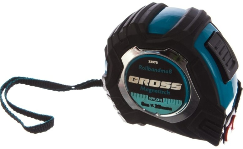 Рулетка GROSS 32573 Magnetisch, 8мх25мм Рулетка GROSS 32573 Magnetisch, 8мх25мм