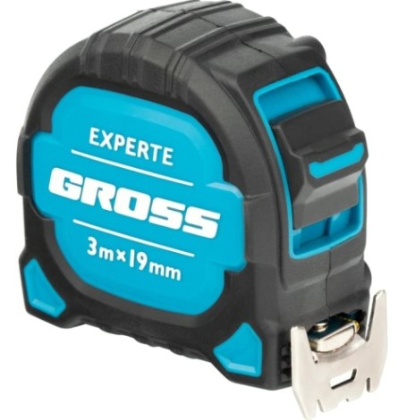 Рулетка GROSS 32574 Experte, 3 мx19 мм Рулетка GROSS 32574 Experte, 3 мx19 мм