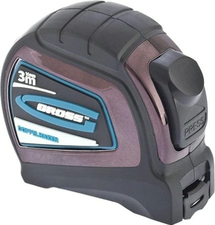 Рулетка GROSS "Doppelhaken" 3.0 м 31122 [31122]