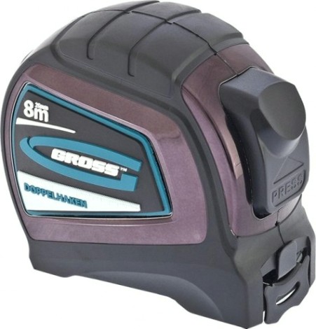 Рулетка GROSS "Doppelhaken" 8.0 м 31125 [31125]