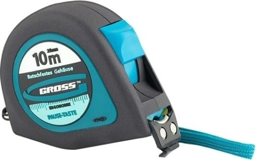 Рулетка GROSS "Ergonomisch" 10.0 м 31105 [31105]