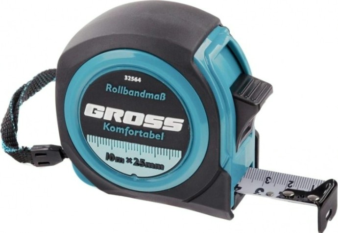 Рулетка GROSS "Komfortabel" 10.0 м 32564 [32564]
