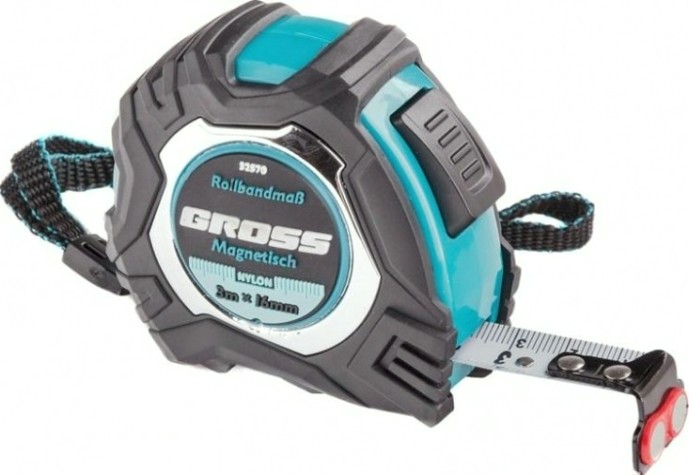 Рулетка GROSS "Magnetisch" 3.0 м 32570 [32570]