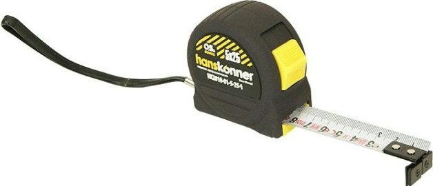 Рулетка HANSKONNER HK2010-01-5-25-1 softtouch, супермощный магнит Рулетка HANSKONNER HK2010-01-5-25-1 softtouch, супермощный магнит