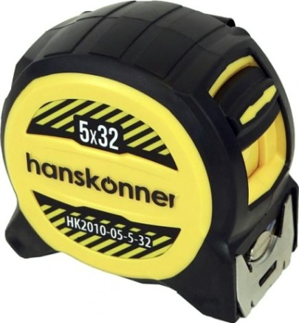 Рулетка HANSKONNER HK2010-05-5-32 мощный магнит