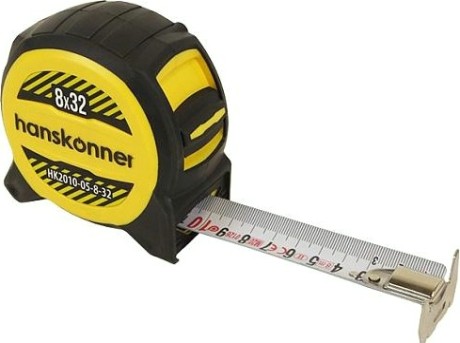 Рулетка HANSKONNER HK2010-05-8-32 мощный магнит Рулетка HANSKONNER HK2010-05-8-32 мощный магнит