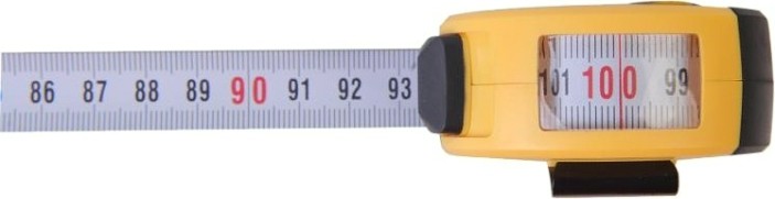 Рулетка HANSKONNER HK2010-06-3-16 3x16мм, с окном для считывания внутренних размеров