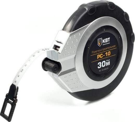 Рулетка измерительная КВТ 30 м х 15 мм РС-10-30х15 [78652]