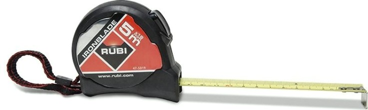 Рулетка измерительная RUBI IRONBLADE 5 м х 19 мм 75904 [75904]