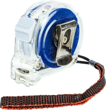 Рулетка Кобальт 247-262 высота 3мx16мм прозрачный корпус