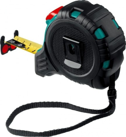 Рулетка KRAFTOOL AutoStop 5м/25мм профессиональная с автостопом [3412-5-25]