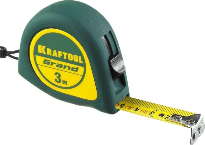 Рулетка KRAFTOOL "GRAND" 3.0 м [34022-03-16]