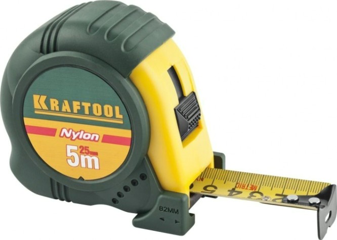Рулетка KRAFTOOL "NYLON" 5 м 34122-05-25 [34122-05-25_z02]