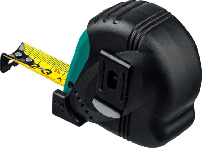 Рулетка KRAFTOOL X-Drive 10м/25мм с ударостойким обрезиненным корпусом [34122-10]