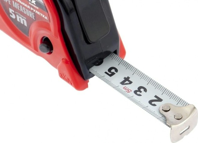 Рулетка MATRIX 5 мх19 мм rubber, обрезиненный корпус// [31002]