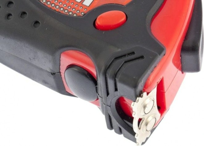 Рулетка MATRIX 5 мх19 мм status magnet fixation, обрезиненный корпус [31023]