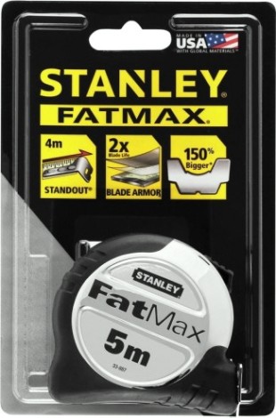 Рулетка STANLEY "FATMAX XL" 5.0 м 0-33-887 [0-33-887]