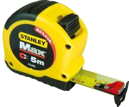 Рулетка STANLEY "MAX SHORT" 8.0 м 0-33-959 [0-33-959]