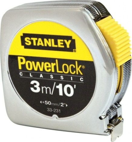 Рулетка STANLEY "POWERLOCK" 3.0 м 0-33-203 [0-33-203]