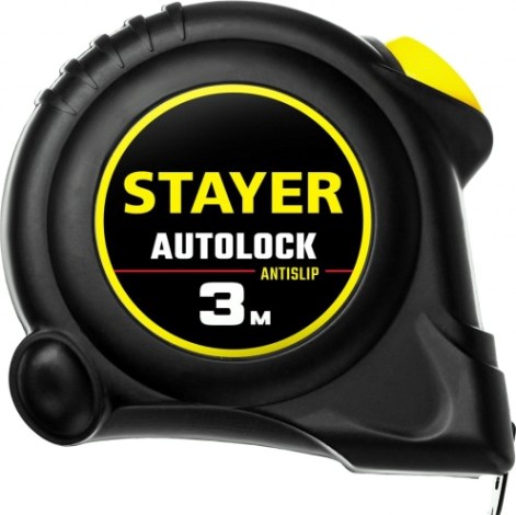 Рулетка STAYER АutoLock 3 / 16мм с автостопом [2-34126-03-16_z02]