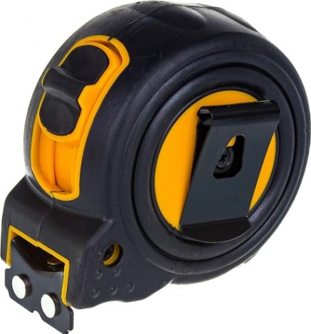 Рулетка STAYER BlackMax 5/25 / 25мм в ударостойком полностью обрезиненном корпу [3410-05-25_z02]