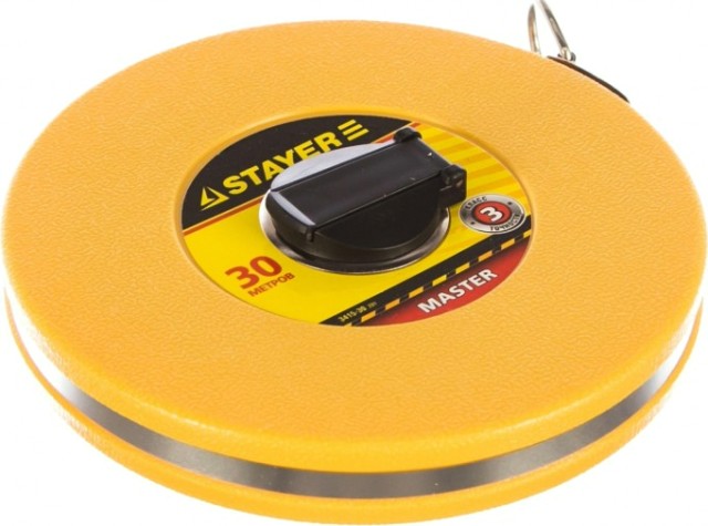 Рулетка STAYER F-30 мерная лента "master" фиберглассовое двустороннее [3415-30_z01]