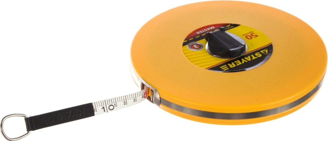 Рулетка STAYER F-50 мерная лента "master" фиберглассовое двустороннее [3415-50_z01]