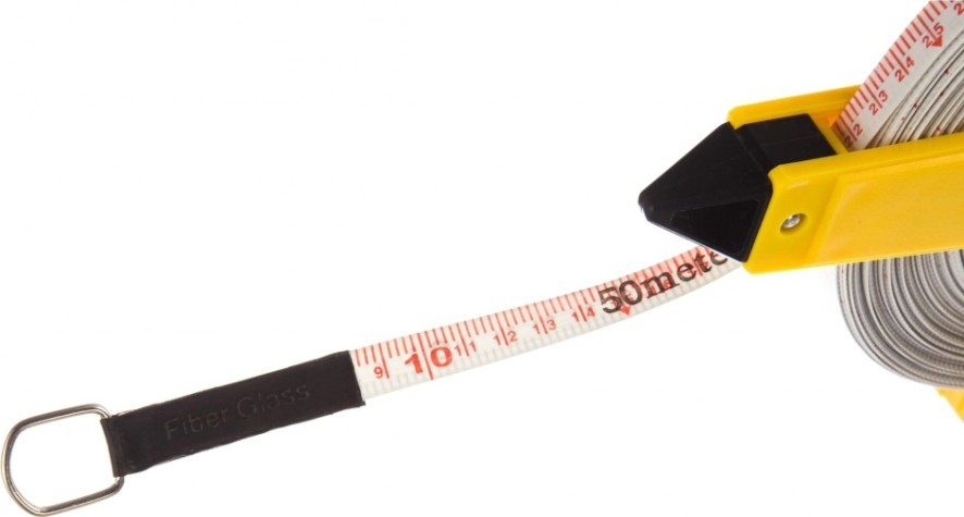 Рулетка STAYER GEOMax мерная лента "master" фиберглассовое полотно, 50м [3418-50]