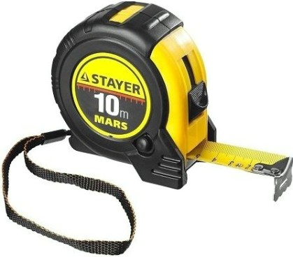 Рулетка STAYER "MARS" 10.0 м
