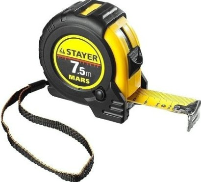 Рулетка STAYER "MARS" 7.5 м [34131-075]