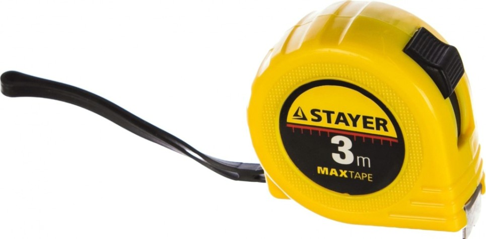 Рулетка STAYER MaxTape 3 / 16мм в ударопрочном корпусе из abs [34014-03-16]