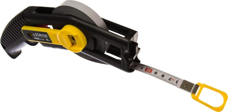 Рулетка STAYER PROLeader 20 мерная геодезийная лента "professional" 20м [2-34183-020]