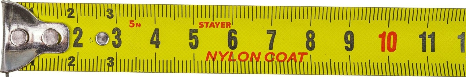 Рулетка STAYER STABIL 10м / 25мм профессиональная в ударостойком обрезин [34131-10_z02]