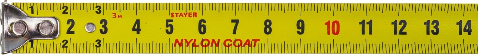 Рулетка STAYER STABIL 3м / 16мм профессиональная в ударостойком обрезине [34131-03_z02]
