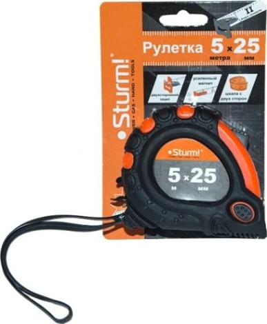 Рулетка Sturm 3 100 102 5мх25мм [3100102]