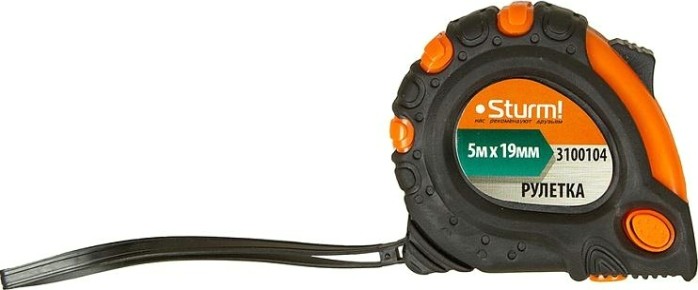 Рулетка Sturm 3 100 104 5мх19мм [3100104]