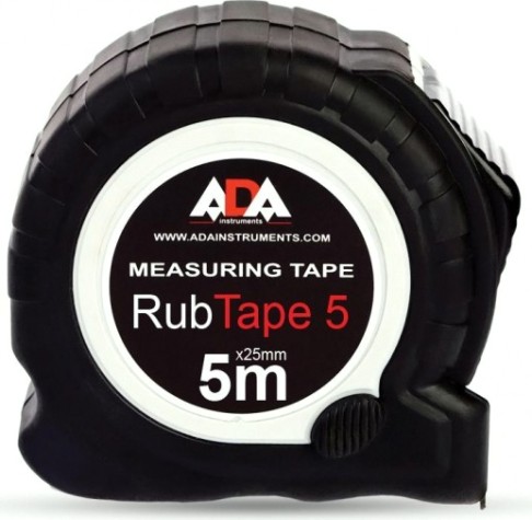Рулетка ударопрочная ADA RubTape 5 с фиксатором [А00156]