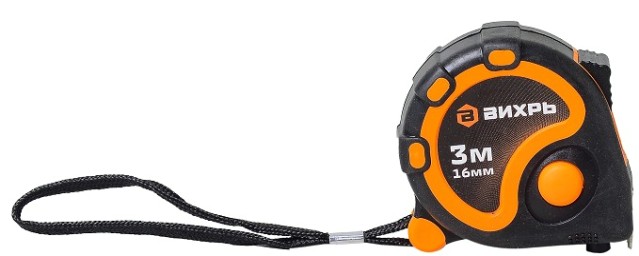 Рулетка ВИХРЬ 3мх16мм [73/11/1/1]