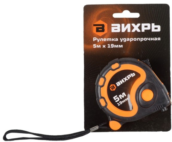 Рулетка ВИХРЬ 5мх19мм [73/11/1/2]