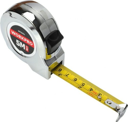 Рулетка WORKPRO WP261014 5мх19мм металлический корпус