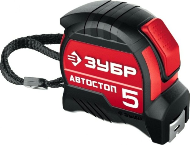 Рулетка ЗУБР МАСТЕР автостоп 5м / 19мм с автостопом и ударостойким обр [34052-05-19_z01]