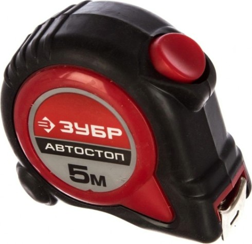 Рулетка ЗУБР МАСТЕР автостоп 5м / 25мм с автостопом и ударостойким обр [34052-05-25_z01]