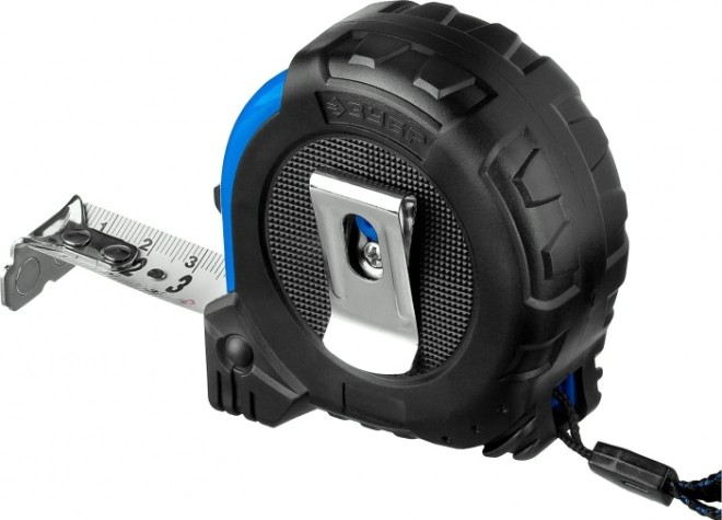 Рулетка ЗУБР ПРОФЕССИОНАЛ 3м / 16мм с ударостойким обрезиненным корпусом [34056-03-16_z02]