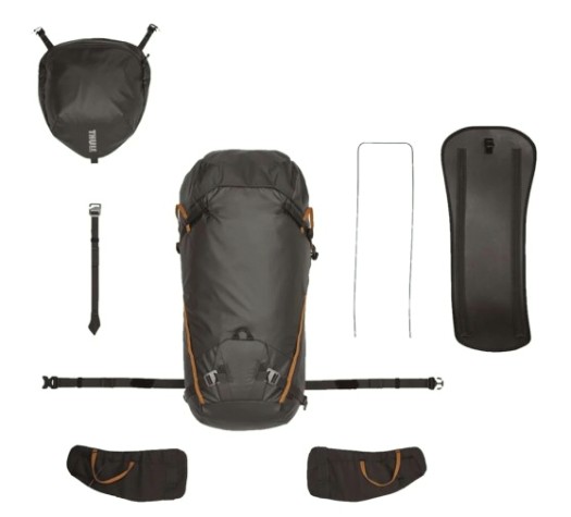 Рюкзак THULE 3204502 туристический Stir Alpine, 40L, Obsidian